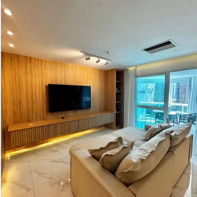 Alquiler de un apartamento amueblado de una habitación con vista al océano, Barra da Tijuca, Río de Janeiro, Brasil