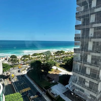 Alquiler de un apartamento amueblado de una habitación con vista al océano, Barra da Tijuca, Río de Janeiro, Brasil