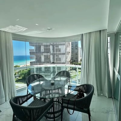 Alquiler de un apartamento amueblado de una habitación con vista al océano, Barra da Tijuca, Río de Janeiro, Brasil