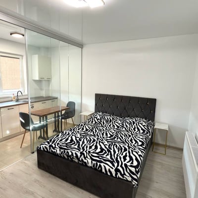 Rent of a cozy furnished studio in a new building, Sector 6, Bucharest, Romania