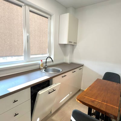 Rent of a cozy furnished studio in a new building, Sector 6, Bucharest, Romania