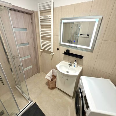 Rent of a cozy furnished studio in a new building, Sector 6, Bucharest, Romania