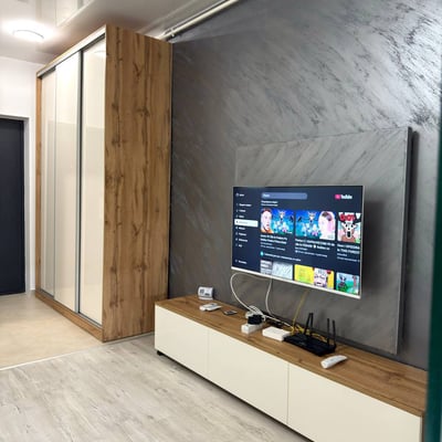 Rent of a cozy furnished studio in a new building, Sector 6, Bucharest, Romania