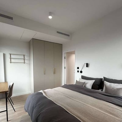 Rent of a premium 65 m² three-room apartment in the Wola district, Warsaw, Poland