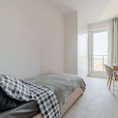 Rent of a stylish 60 m² three-room apartment, Praga-Południe district, Warsaw, Poland