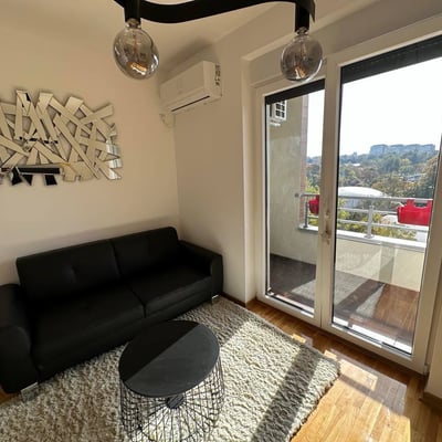 Rent of a 50 m² two-room apartment in the premium residential complex Green Residence, Belgrade, Serbia
