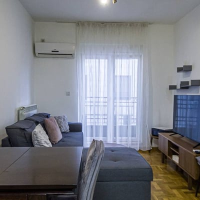 Miete einer möblierten 2-Zimmer-Wohnung, 42 m², im Stadtzentrum, Belgrad, Serbien