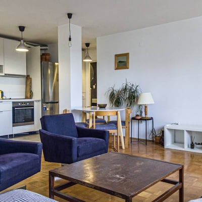 Miete einer komfortablen 2-Zimmer-Wohnung, 55 m², in Neu-Belgrad, Belgrad, Serbien