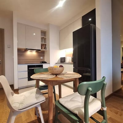 Alquiler de un apartamento de 2 habitaciones, 54 m², en el complejo residencial premium BW Arcadia, Belgrado, Serbia