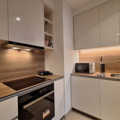 Alquiler de un apartamento de 2 habitaciones, 54 m², en el complejo residencial premium BW Arcadia, Belgrado, Serbia