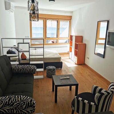 Alquiler de un apartamento tipo estudio, 37 m², frente al parque Tašmajdan, Belgrado, Serbia