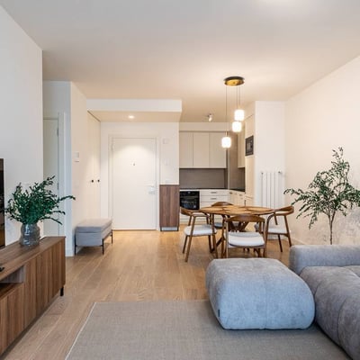 Alquiler de un apartamento absolutamente nuevo de 3 habitaciones, 76 m², en el complejo residencial premium BW Eterna, Belgrado, Serbia