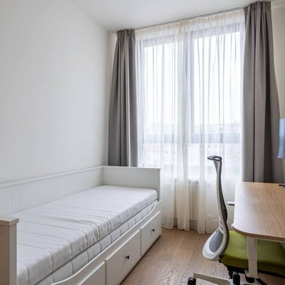 Alquiler de un apartamento absolutamente nuevo de 3 habitaciones, 76 m², en el complejo residencial premium BW Eterna, Belgrado, Serbia