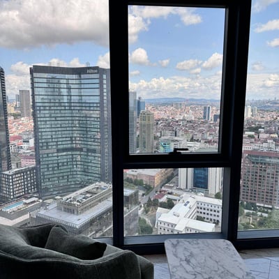 Rent of a stylish 2-room apartment 60 m², Şişli, Istanbul, Turkey