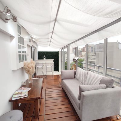 Alquiler de cómodo apartamento de 3 habitaciones 90 m², Las Cañitas, Buenos Aires, Argentina