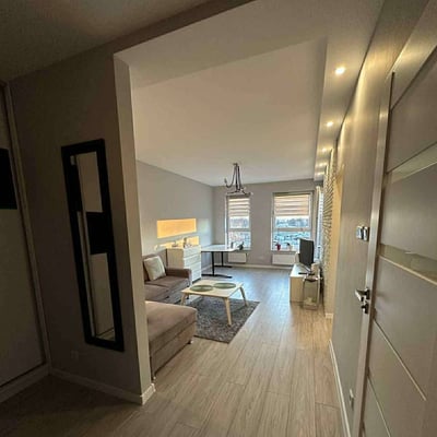 Location d’un appartement meublé 37 m² près du parc, Grzegórzki, Cracovie, Pologne