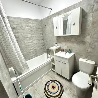 Location d’un appartement meublé et lumineux d’1 pièce, Secteur 6, Bucarest, Roumanie