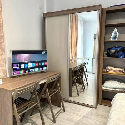 Location d’un appartement meublé et lumineux d’1 pièce, Secteur 6, Bucarest, Roumanie