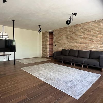 Rent of spacious designer 2-room apartment 58 m², Banovo Brdo, Belgrade, Serbia