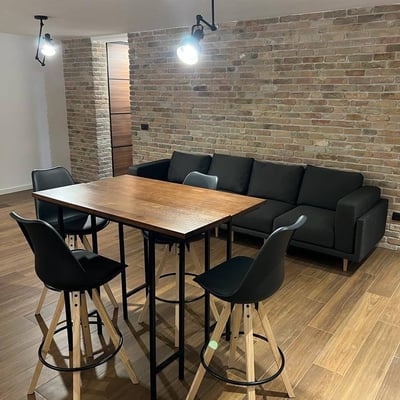 Rent of spacious designer 2-room apartment 58 m², Banovo Brdo, Belgrade, Serbia