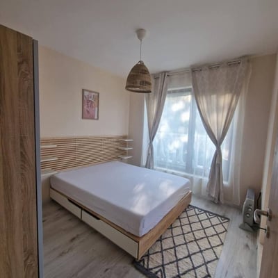 Rent of bright comfortable 2-room apartment on the first sea line, South Bay, Varna, Bulgaria