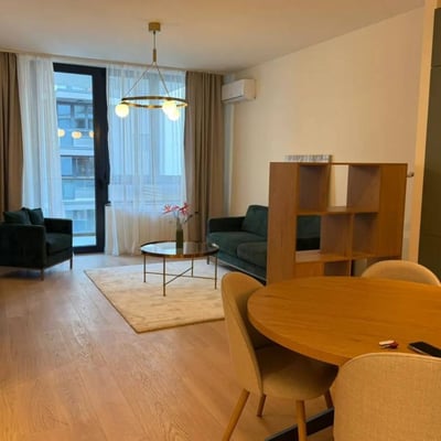 Rent of 2-room apartment 57 m² in premium residential complex BW Echo, Belgrade, Serbia