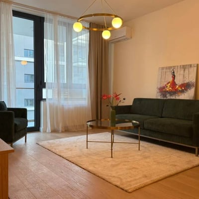 Rent of 2-room apartment 57 m² in premium residential complex BW Echo, Belgrade, Serbia