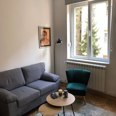 Rent of cozy studio apartment 24 m², Vračar, Belgrade, Serbia