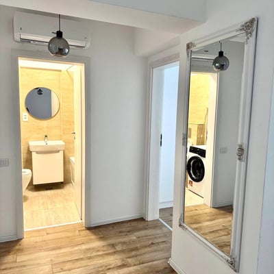 Location d’un appartement neuf et moderne, 50 m², avec balcon, Chiajna, Bucarest, Roumanie