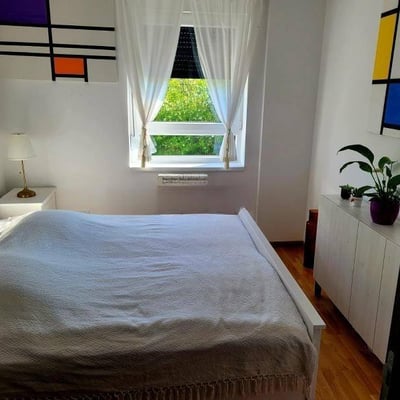 Аренда светлой 3-комнатной квартиры с видом на Дунай, 75 м², Белград, Сербия