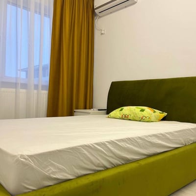 Rent of a new 1-room apartment with a balcony and parking space, Bucharest, Chiajna, Romania