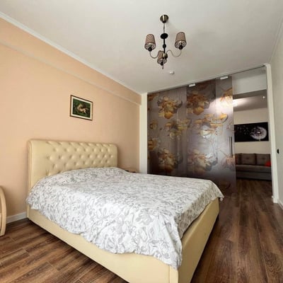 Miete einer modernen Einzimmerwohnung in einem Neubau, Stadtteil Botanica, Chișinău, Moldau