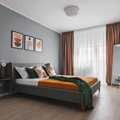 Alquiler de apartamento grande y espacioso de dos habitaciones, Bucarest, Rumanía