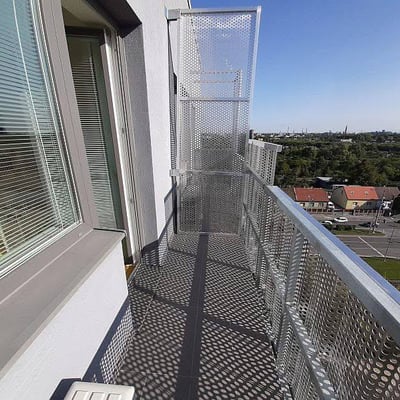 Miete einer möblierten Zweizimmerwohnung mit Balkon, 34 m², Bratislava, Slowakei