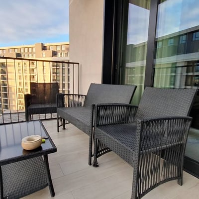 Аренда современной трёхкомнатной квартиры, 82 м², ЖК BW Metropolitan, Белград, Сербия