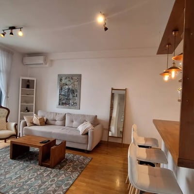 Miete einer hellen Zweizimmerwohnung, 55 m², Wohnanlage BW Parkview, Belgrad, Serbien