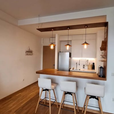 Miete einer hellen Zweizimmerwohnung, 55 m², Wohnanlage BW Parkview, Belgrad, Serbien