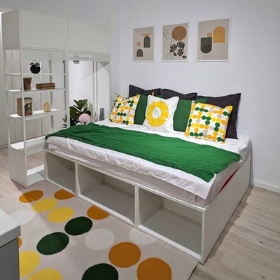 Alquiler de estudio amueblado con plaza de aparcamiento, Bucarest, Rumanía