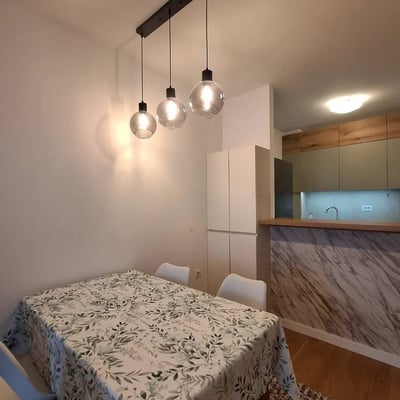 Location d’un appartement totalement neuf de deux pièces dans une résidence moderne, 47 m², zone de Zemun, Belgrade, Serbie
