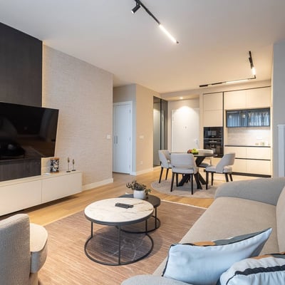 Rent of a two-room apartment in the premium BW Lumia residential complex, 58 m², Belgrade, Serbia