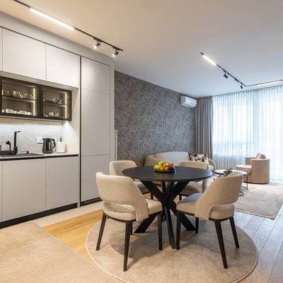 Rent of a two-room apartment in the premium BW Lumia residential complex, 58 m², Belgrade, Serbia