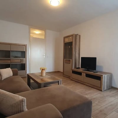 Alquiler de apartamento totalmente renovado y amueblado de tres habitaciones, 56 m², Nuevo Belgrado, Belgrado, Serbia