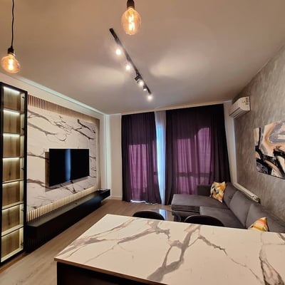 Miete einer absolut neuen, stilvollen Dreizimmerwohnung im Premium-Wohnkomplex BW Sole, 79 m², Belgrad, Serbien