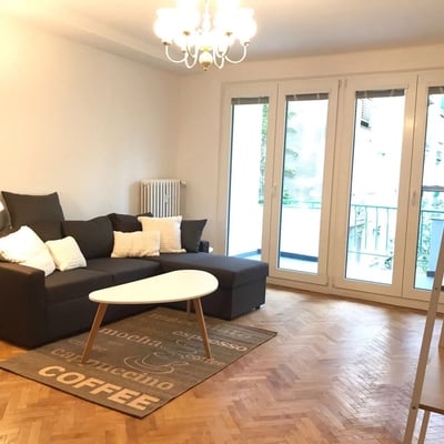 Аренда меблированной двухкомнатной квартиры в центре города, 65 м², Братислава, Словакия