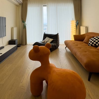 Rent of a bright four-room apartment in the premium BW Verde residential complex, 105 m², Belgrade, Serbia