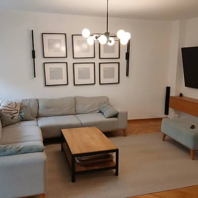 Alquiler de apartamento amplio de cuatro habitaciones, 105 m², Banovo Brdo, Belgrado, Serbia