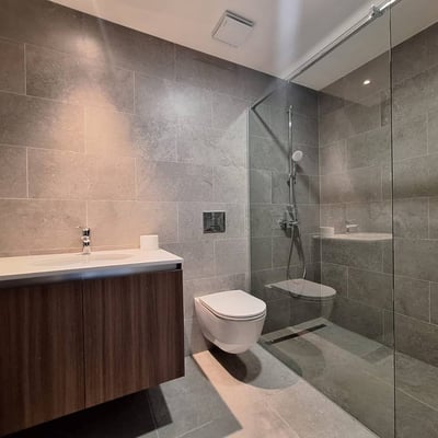 Rent of an absolutely new three-room apartment in the premium BW Eterna residential complex, 73 m², Belgrade, Serbia