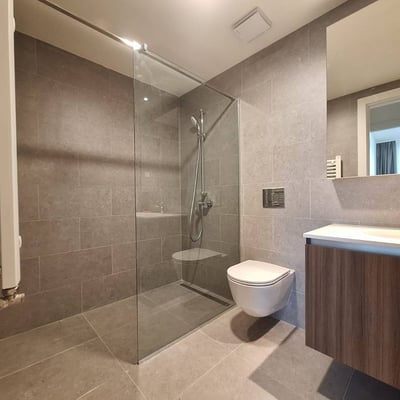 Rent of an absolutely new three-room apartment in the premium BW Sensa residential complex, 74 m², Belgrade, Serbia