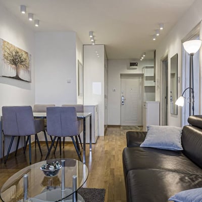 Аренда двухкомнатной квартиры рядом с рынком, 42 м², Врачар, Белград, Сербия