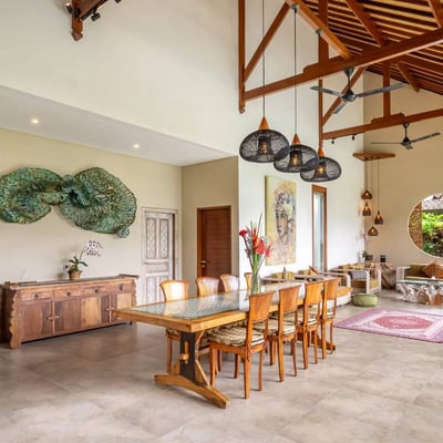 Rent of a spacious family villa with a pool, Penestanan, Ubud, Bali